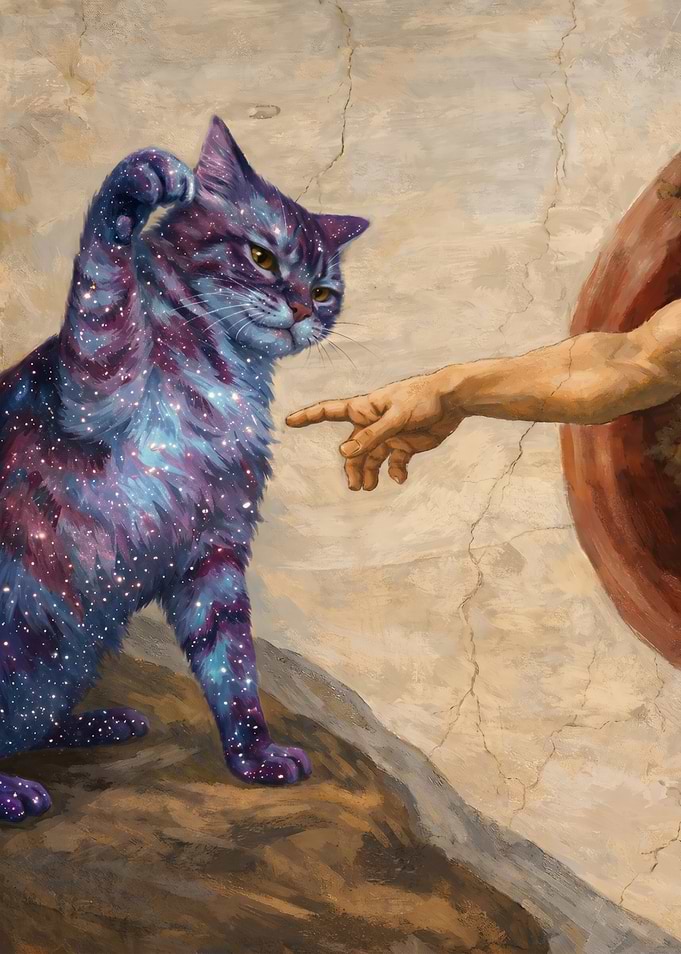 Cosmic Cat and the Creation of Adam