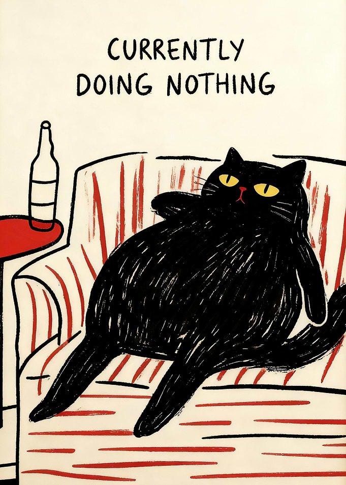 Cat Doing Nothing