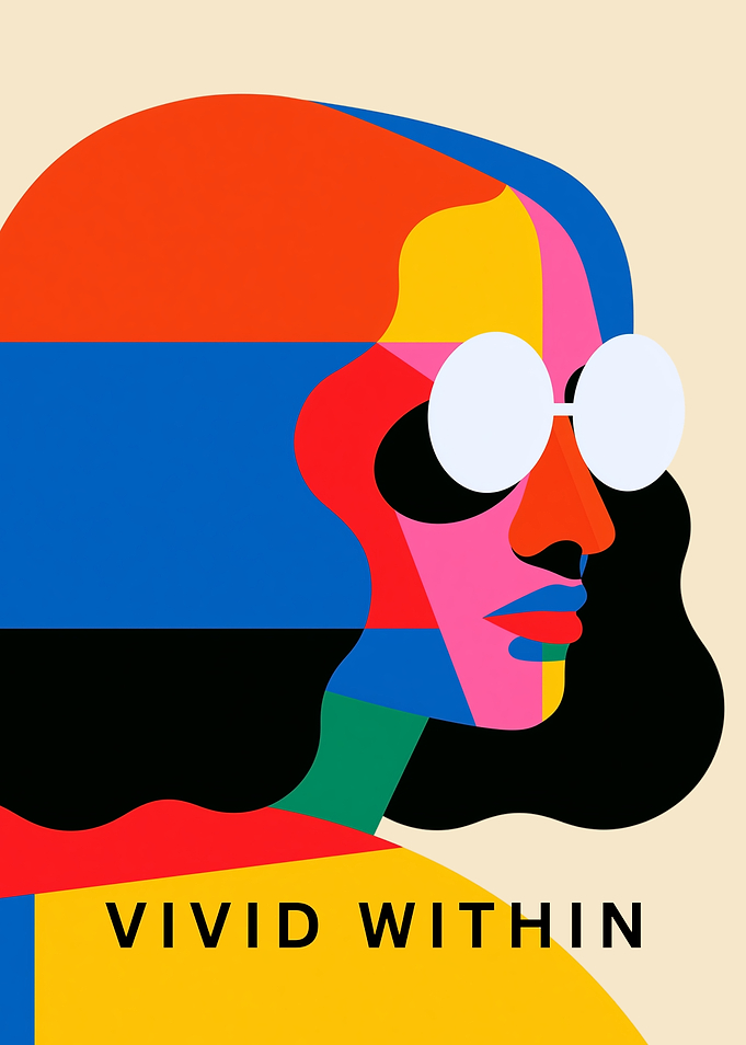 Vivid Within Abstract Portrait