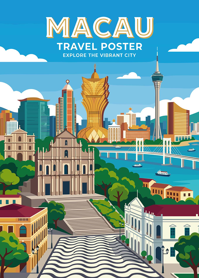 Macau Travel Poster