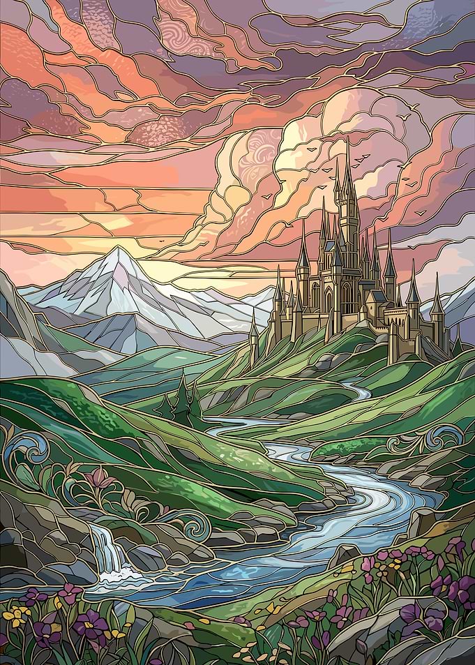 Fantasy Castle Landscape