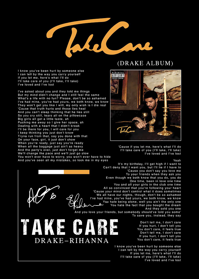 Drake Take Care Album Art