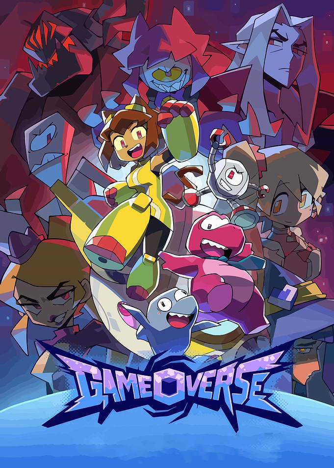 Gameverse Characters and Logo
