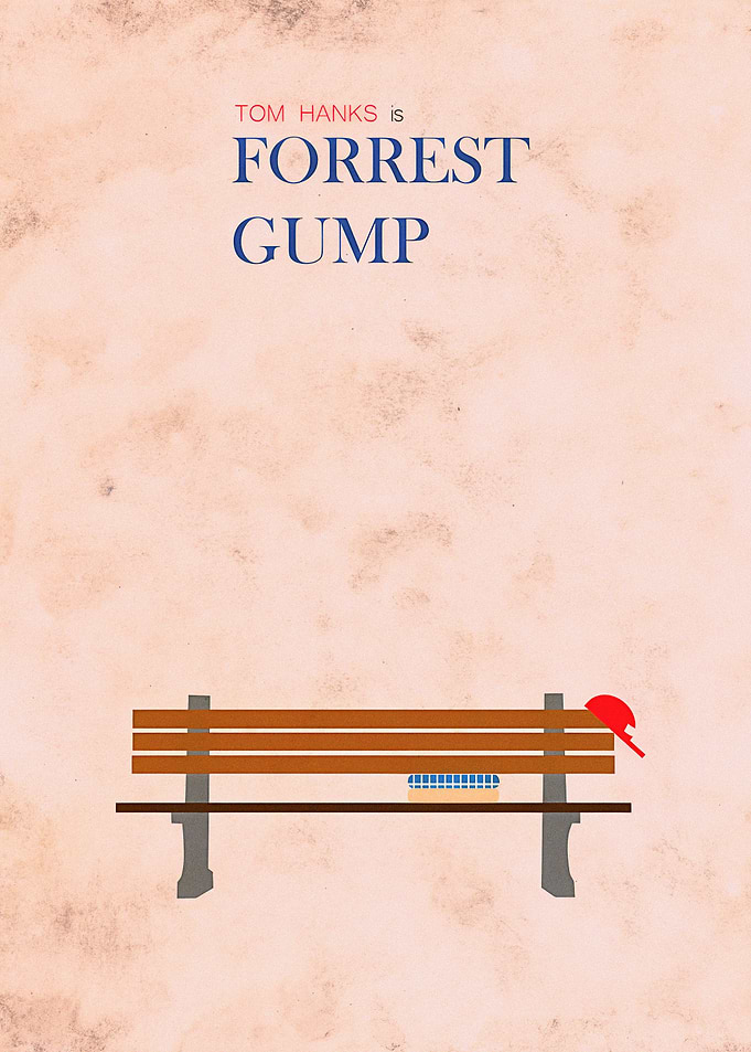 Forrest Gump Minimalist Poster