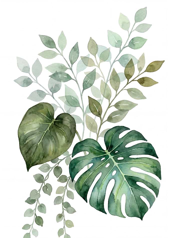 Watercolor Botanical Illustration