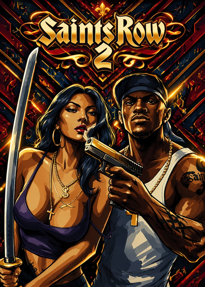 Saints Row 2 Game Poster
