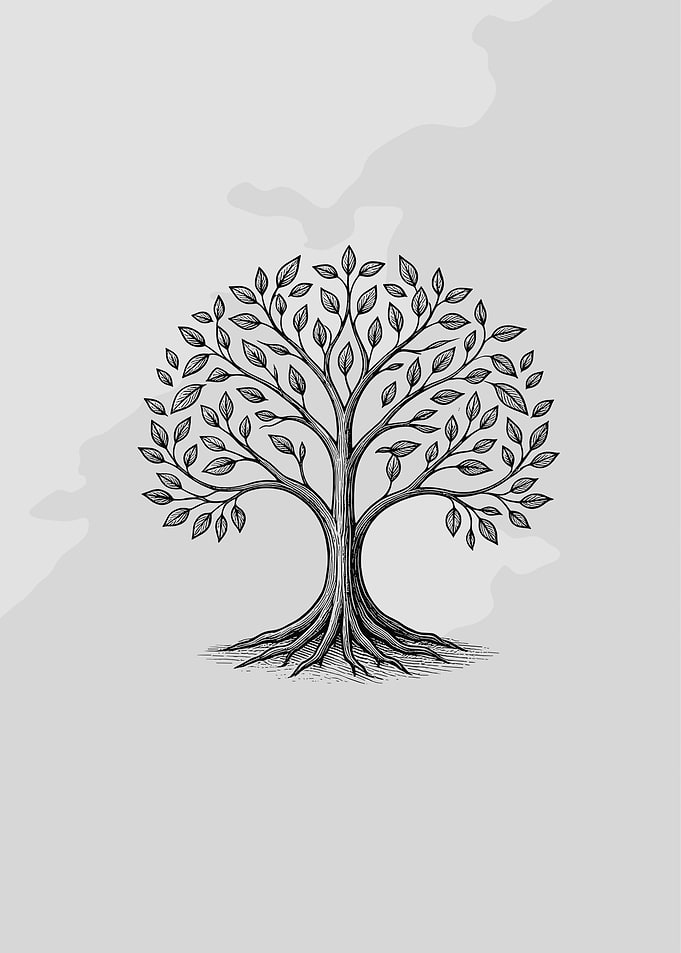 Detailed Tree of Life Illustration