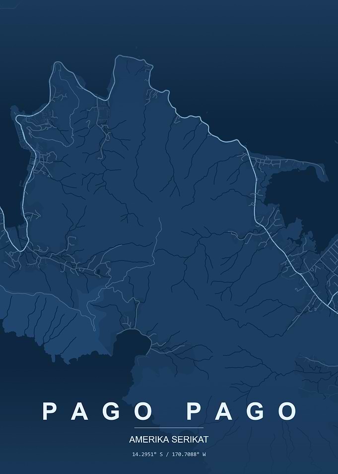 Pago Pago Map