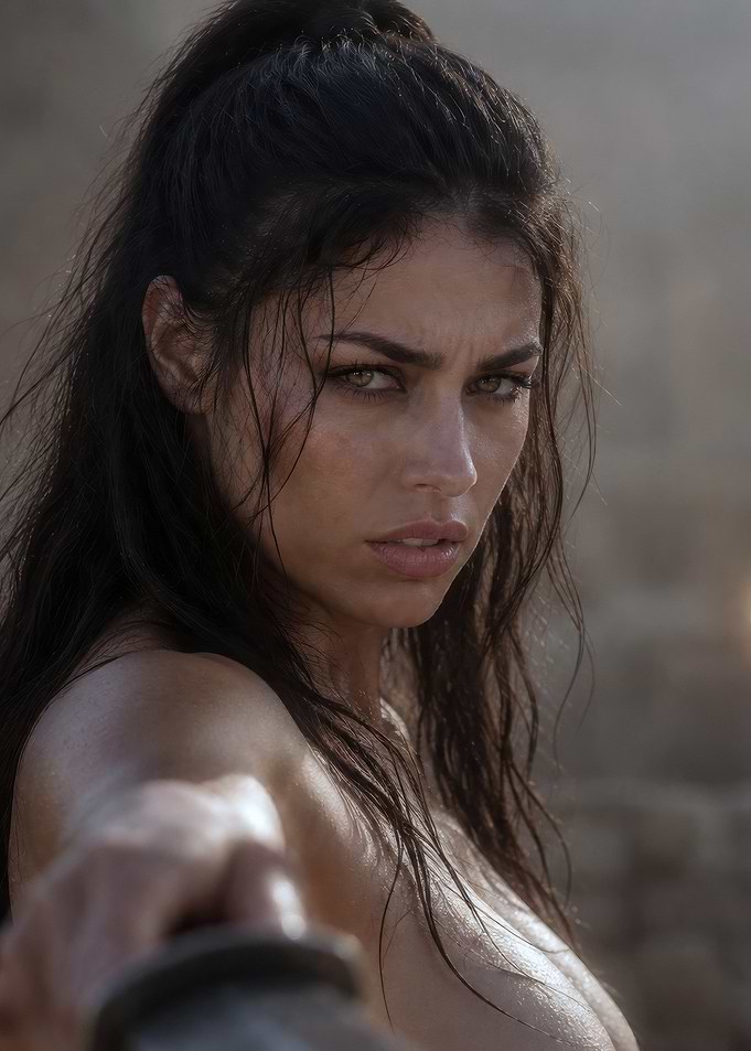 Warrior Woman with Sword