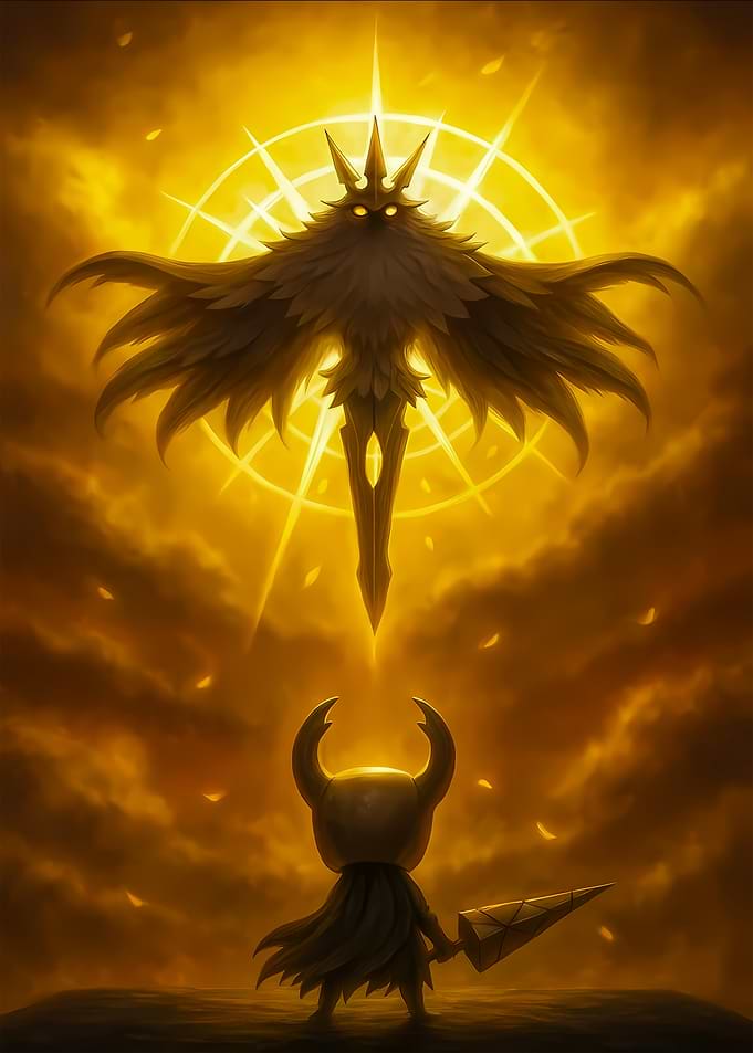 The Knight faces the Radiance