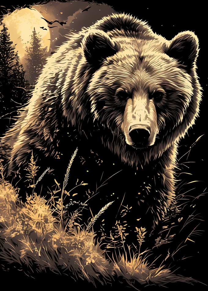 Bear in the Moonlight