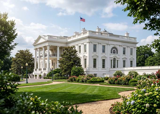 The White House South Lawn
