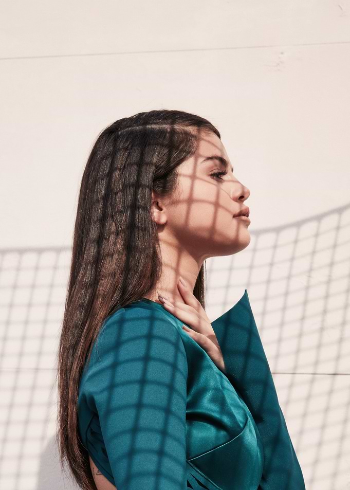 Selena Gomez in Teal Dress
