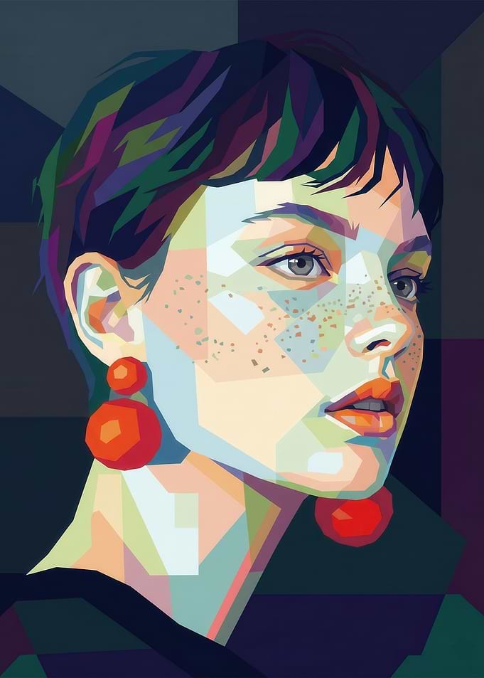 Pop Art Portrait of a Woman