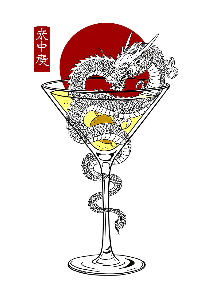 Dragon in a Martini Glass