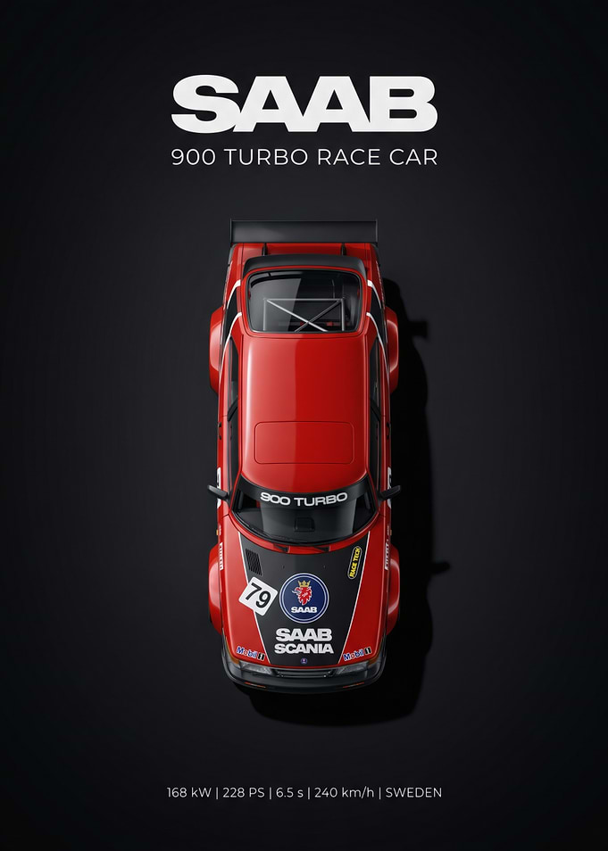 Saab 900 Turbo Race Car