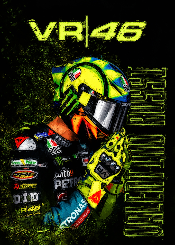 Valentino Rossi VR46 Portrait
