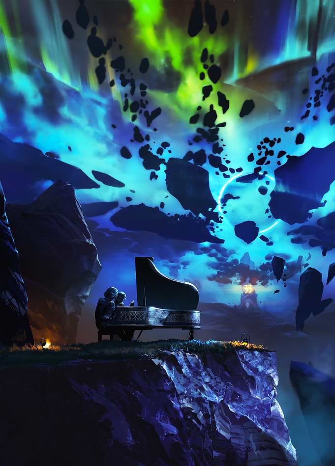 Verso and Maelle play piano together