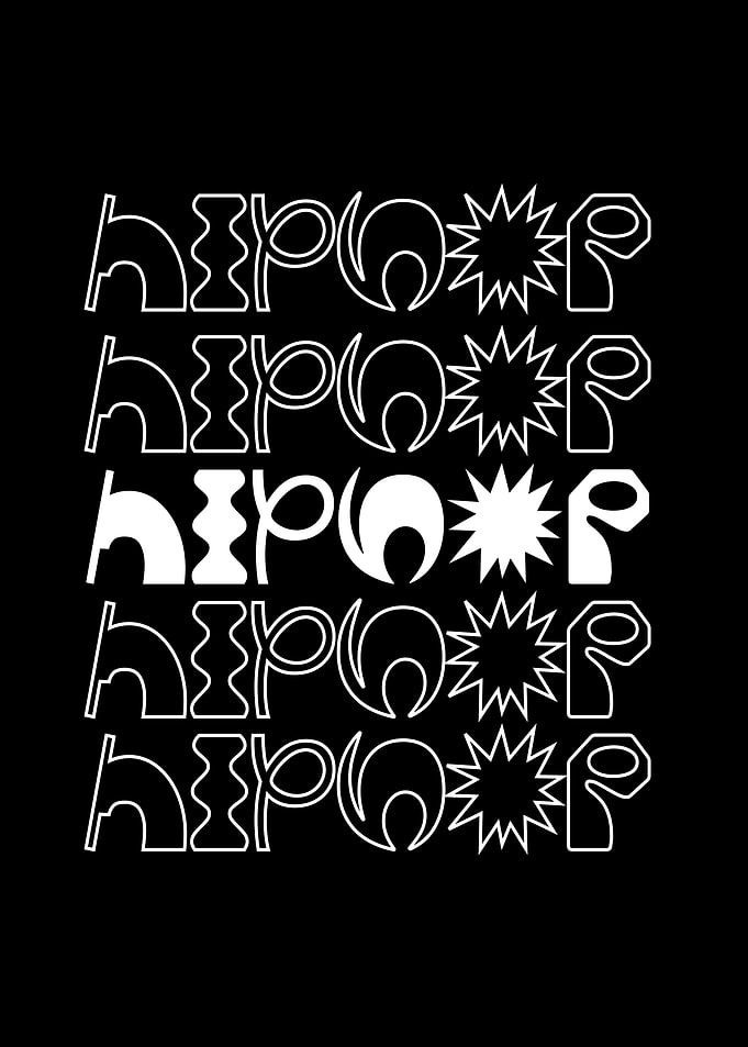 Hip Hop Music Text Design