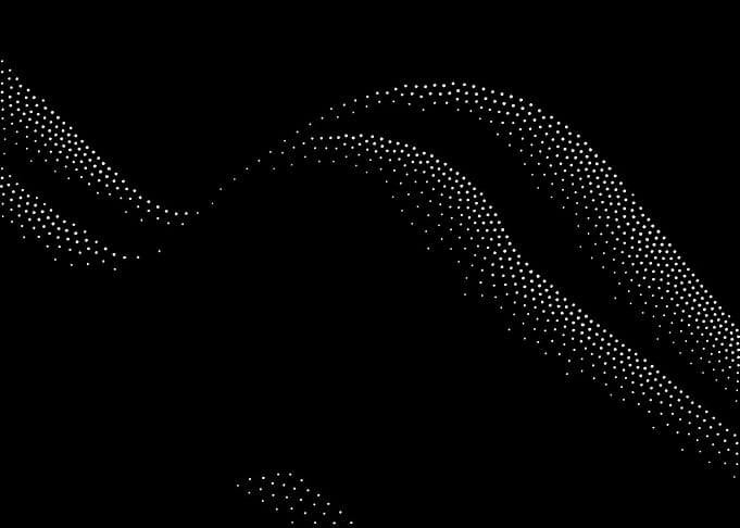 Abstract Halftone Wave Pattern