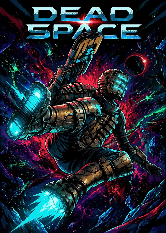 Dead Space Isaac Clarke in Space