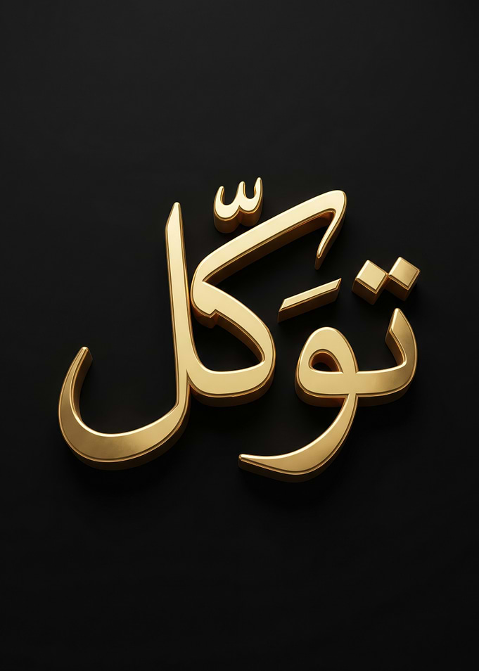 Golden Arabic Calligraphy