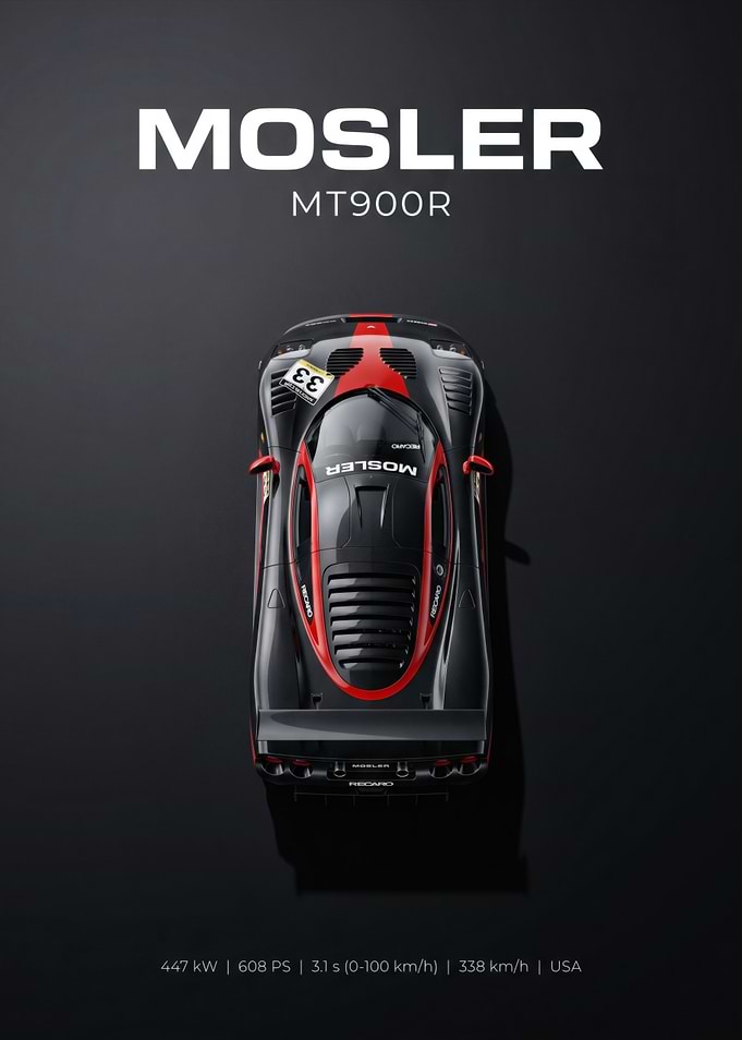 Mosler MT900R Top View