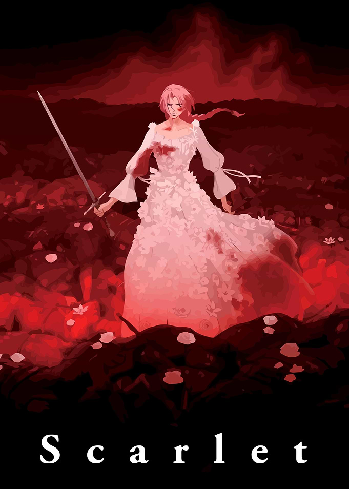 Scarlet Woman with Sword