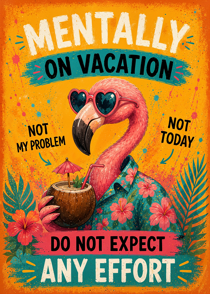 Mentally On Vacation