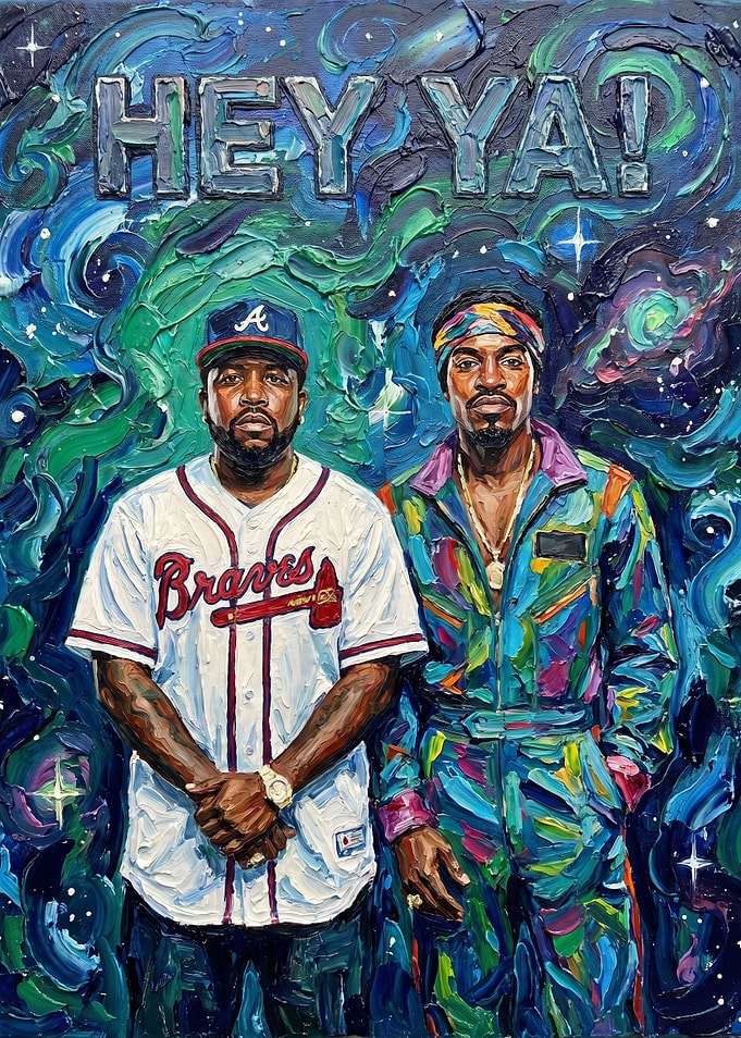 Outkast 'Hey Ya!' Painting