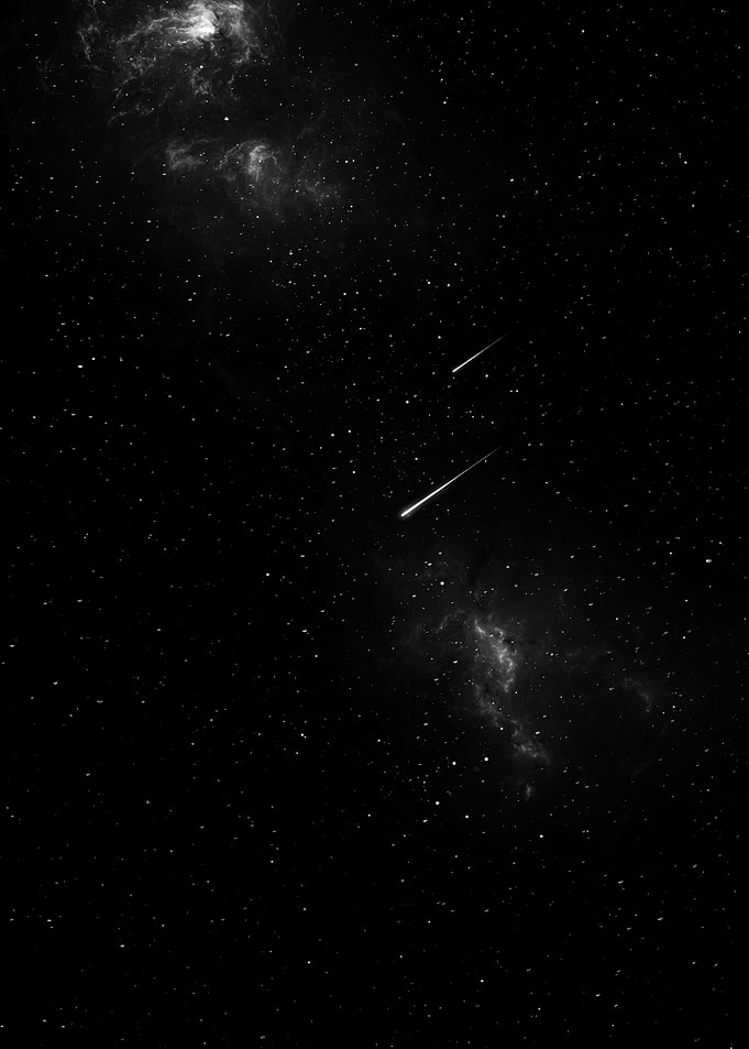 Shooting Stars in the Night Sky