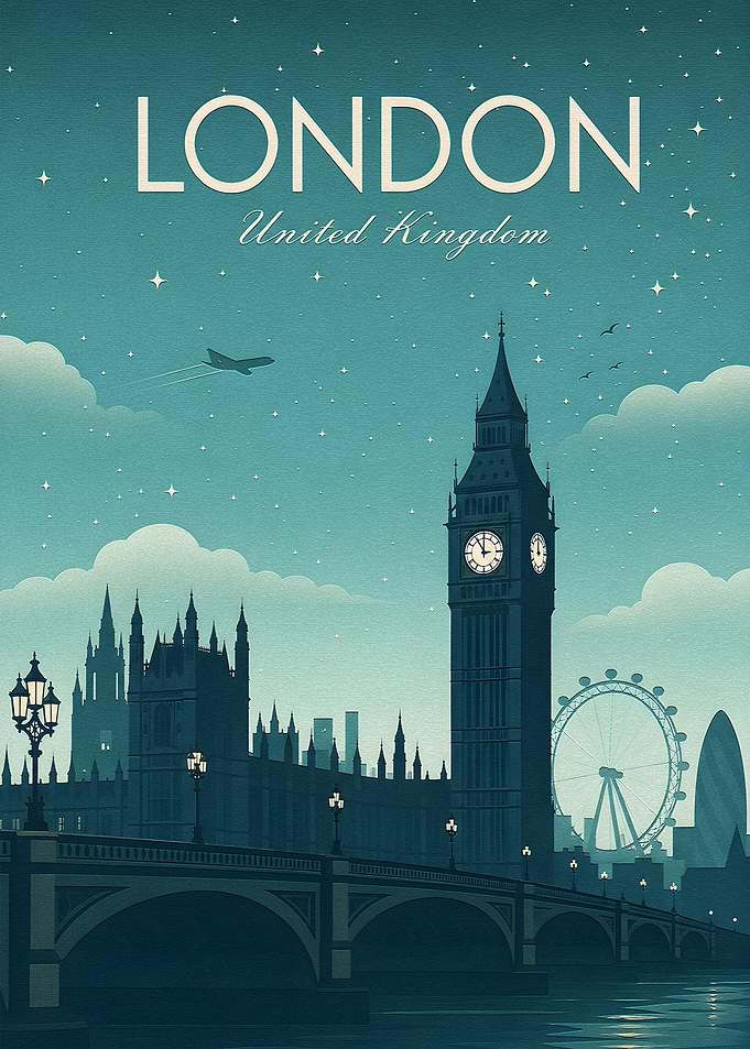 London Skyline at Night