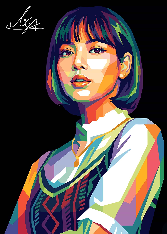 Lalisa Manobal Pop Art Portrait