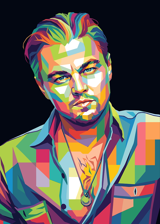 Leonardo DiCaprio Pop Art Portrait