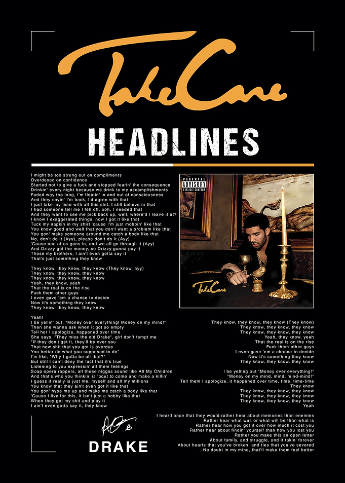 Drake Take Care Album Art