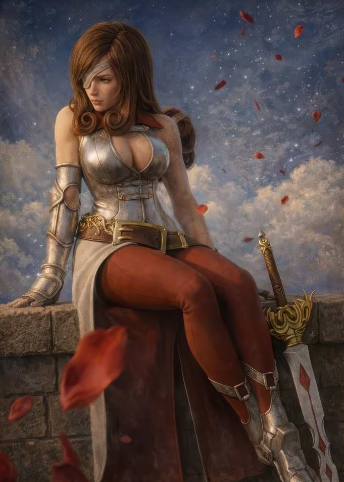 Fantasy Warrior Woman with Sword