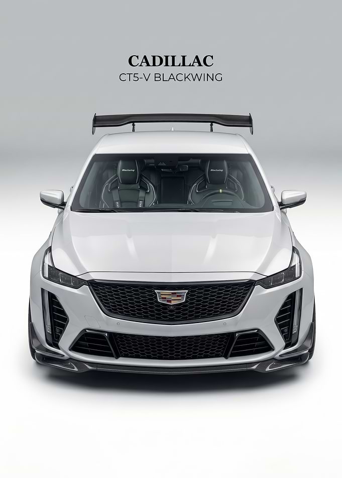 sleek Cadillac CT5-V Blackwing Front View