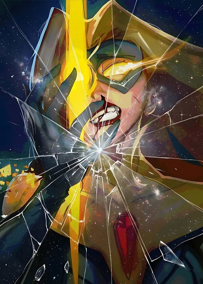 Shattered Reality Woman