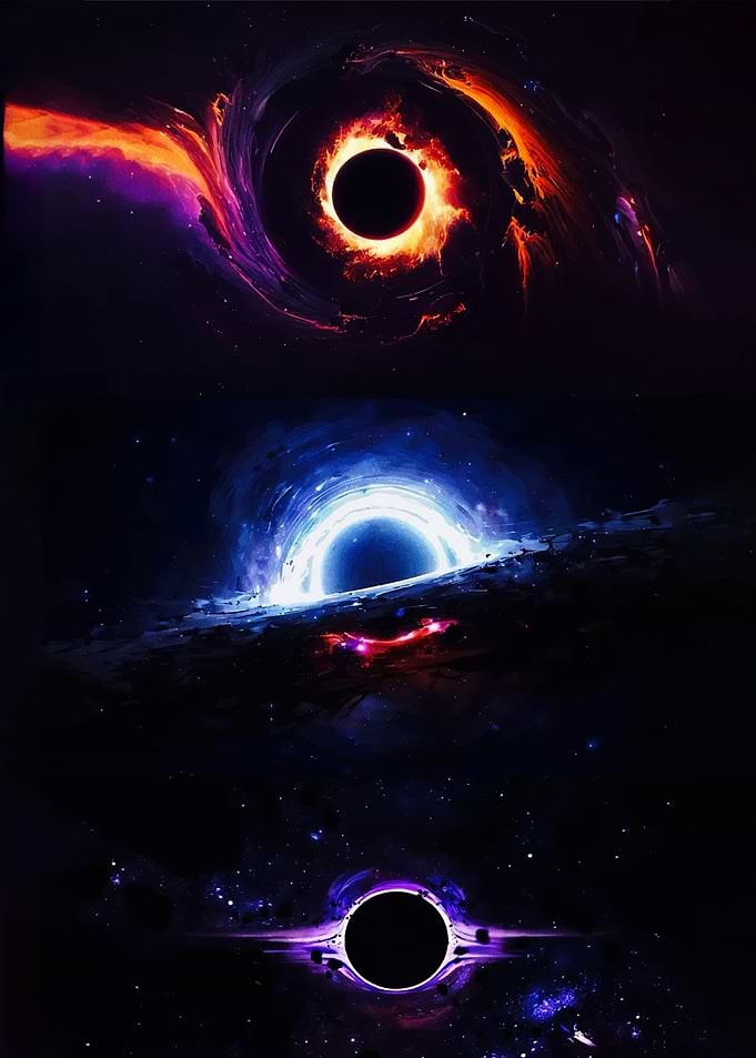 Cosmic Black Holes in Space