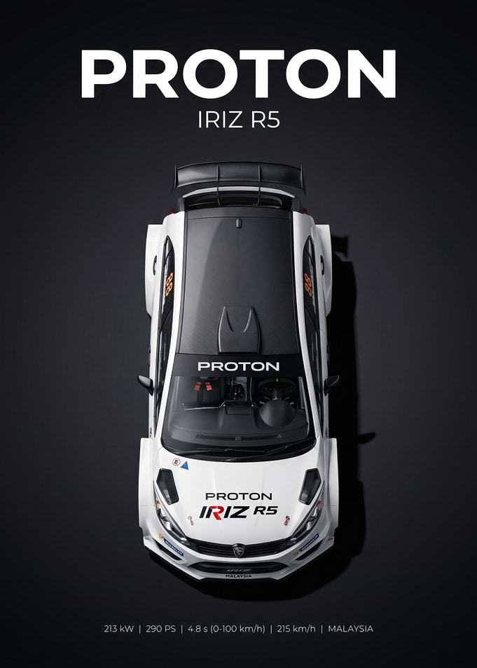 Proton Iriz R5 Rally Car