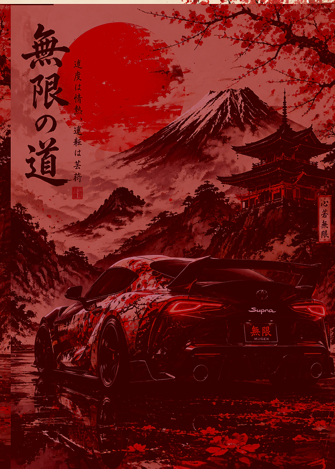 Supra with Japanese Landscape