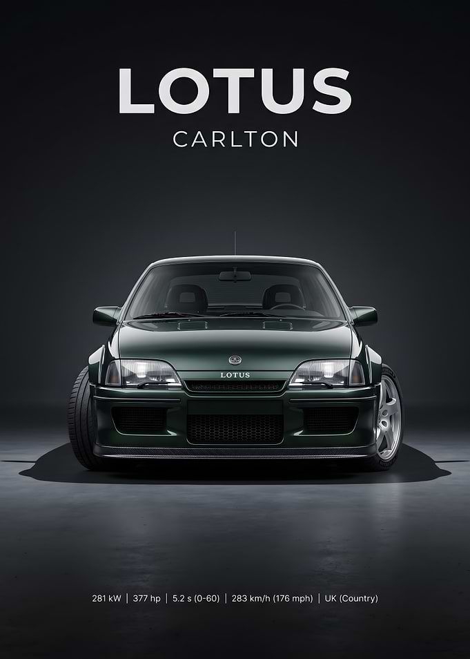Lotus Carlton Poster