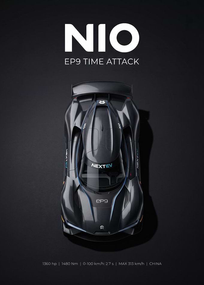 NIO EP9 Time Attack Car