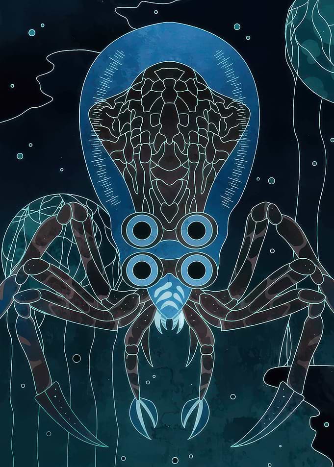 Deep Sea Creature Illustration