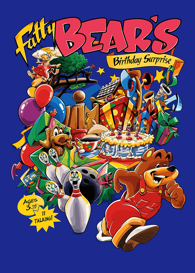 Fatty Bear's Birthday Surprise Game Art