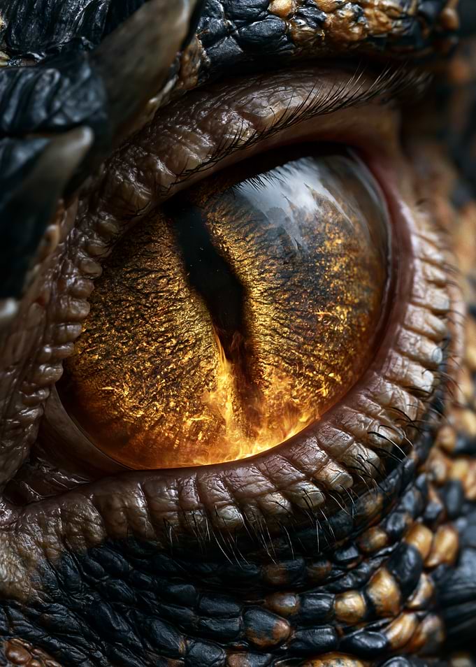 Dragon Eye Close-Up