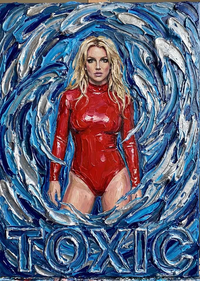 Britney Spears Toxic Painting