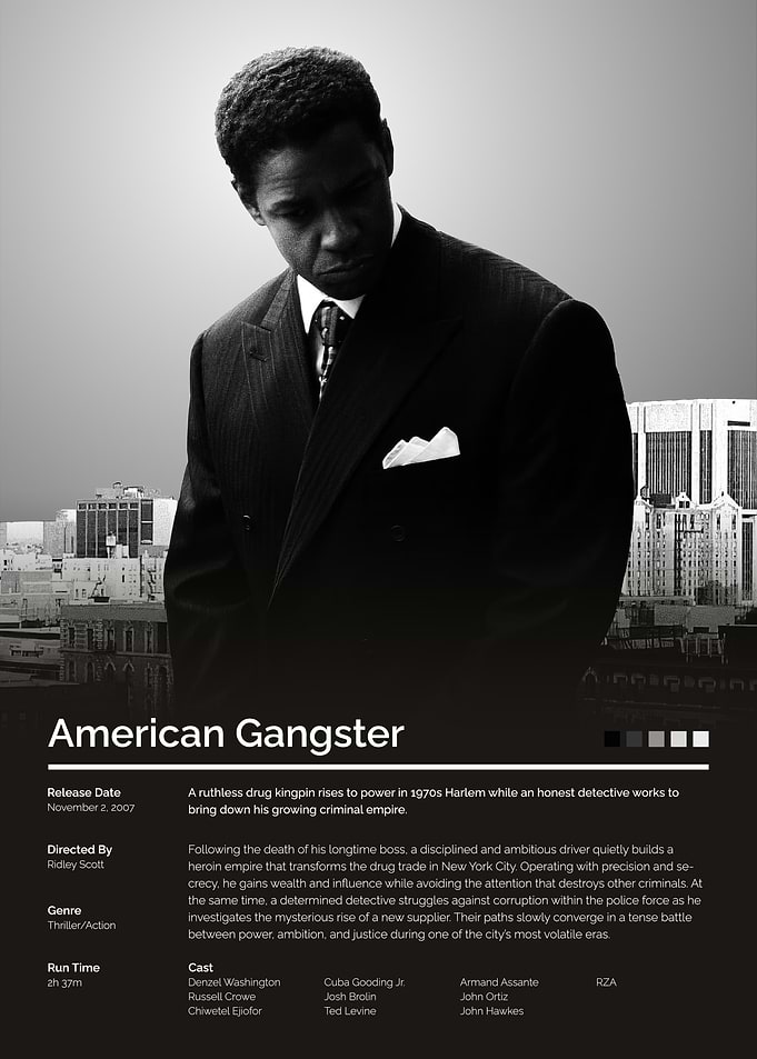American Gangster Movie Poster