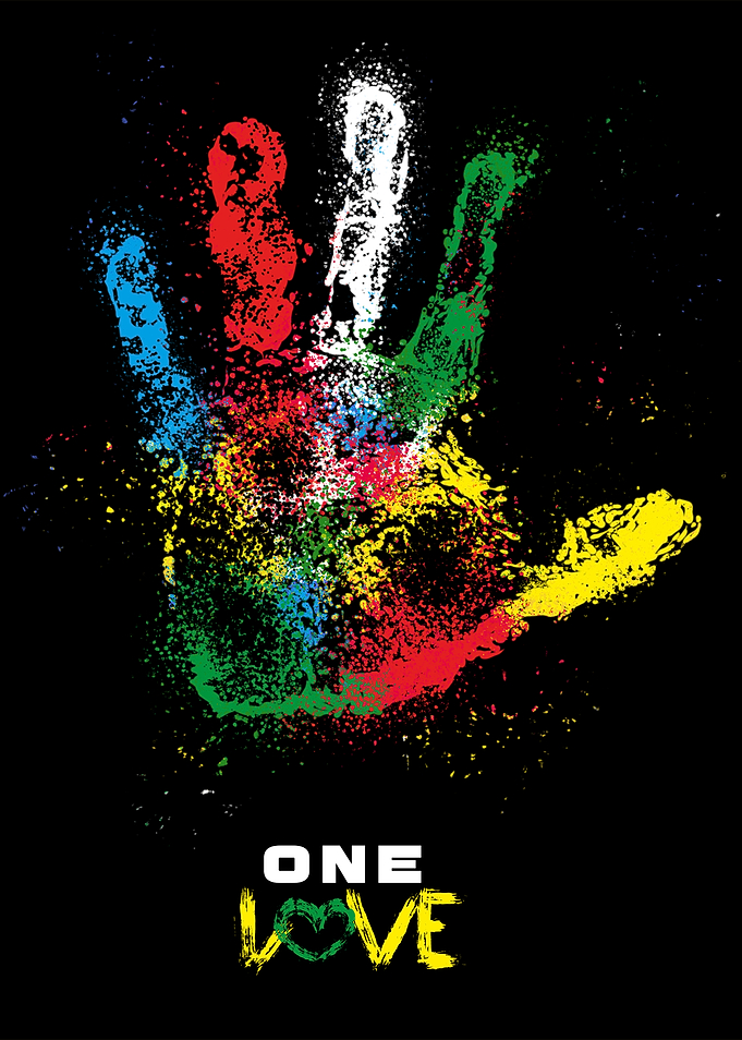One Love Handprint