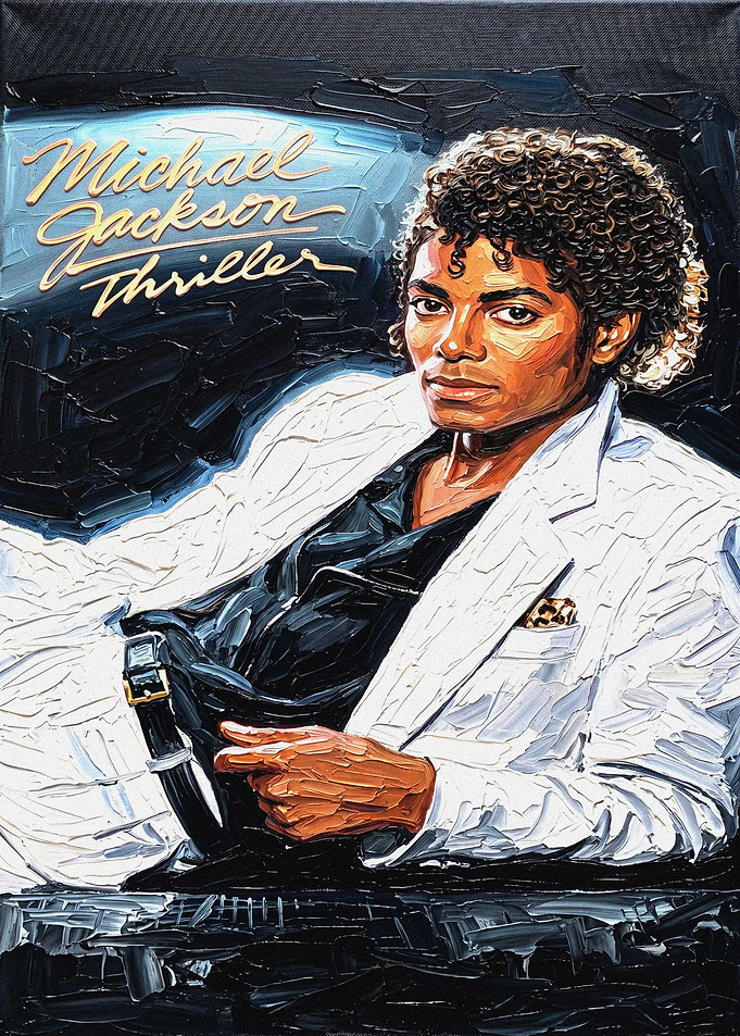 Michael Jackson Thriller Painting